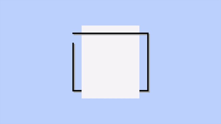 Motion abstract geometric blue and white shape retro background 1