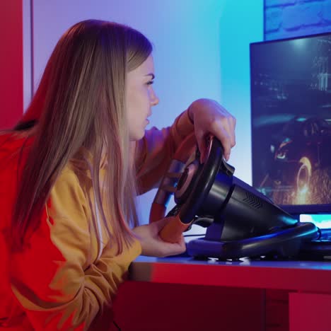 gamer plays video game