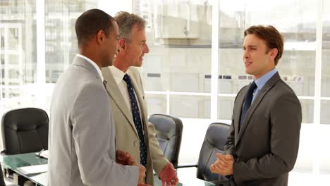 Businessmen-talking-together