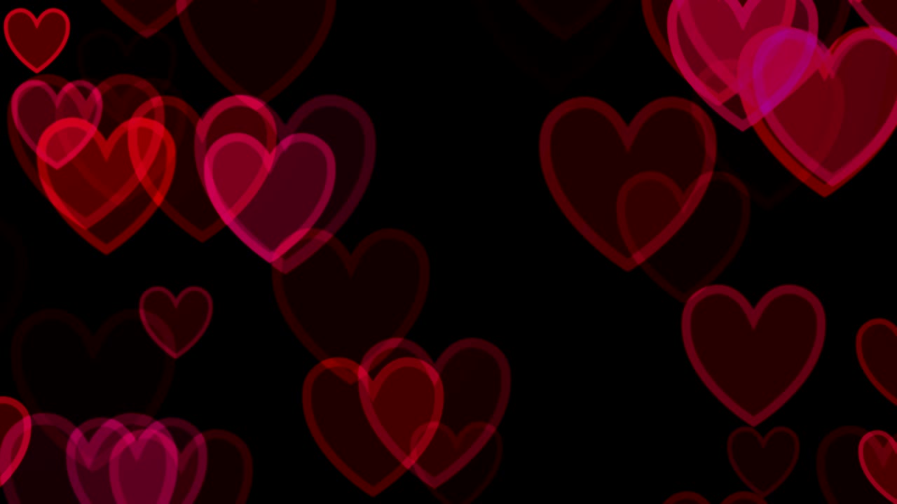 el fondo de los corazones rosados de san valentín