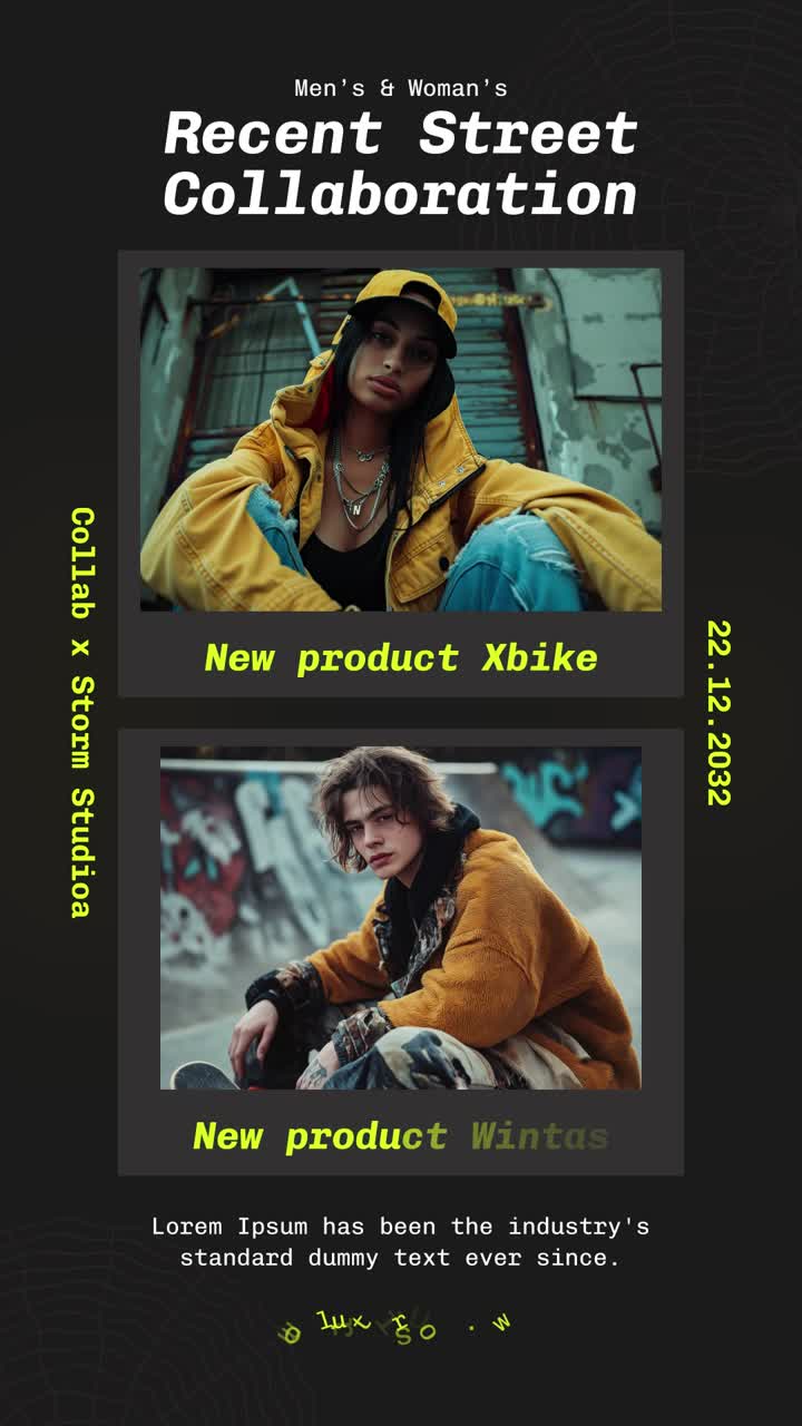 Collaborazione Street Fashion con Nuovi Prodotti e Modelli