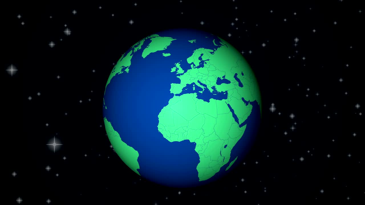 세계 지도 글로브 애니메이션 스 비디오