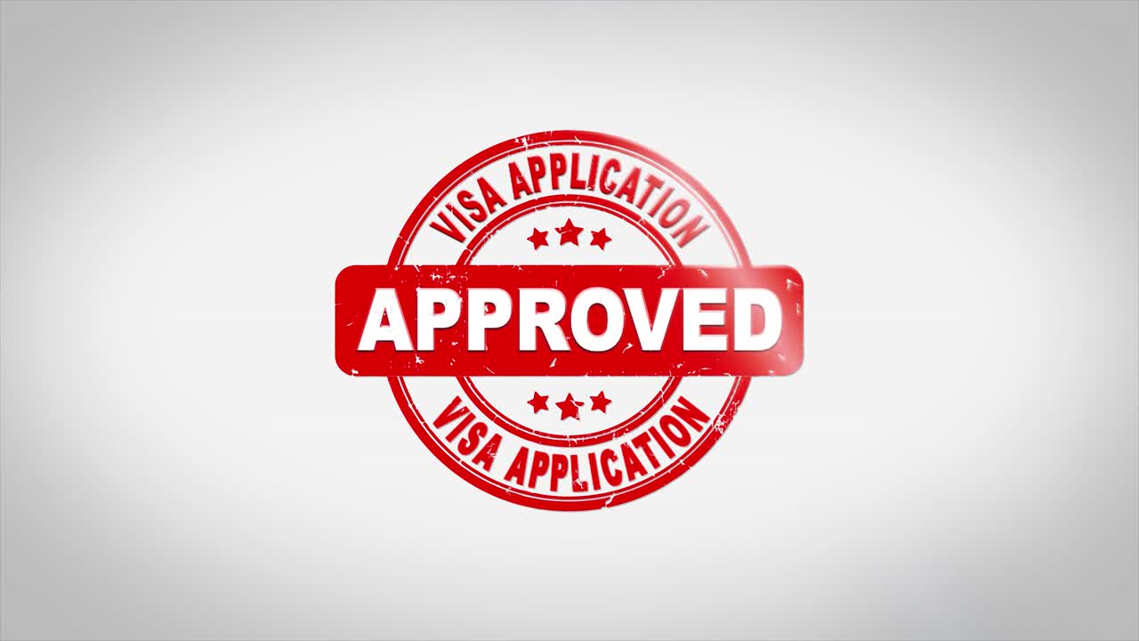 Visa Application Approved Stamp