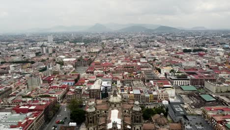 Vista-Aerea-De-La-Catedral-Metropolitana-En-La-Ciudad-De-Mexico