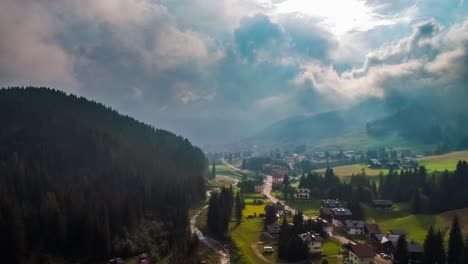sappada italy north-eastern corner of the dolomites alps. aerial fpv drone flights.