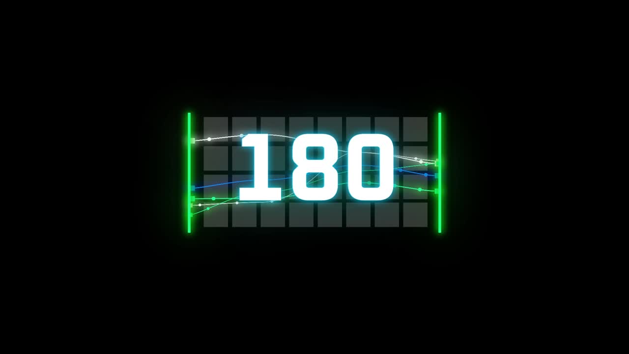 Cyberpunk HUD Numbers 02