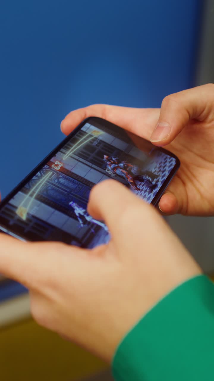 Mobile gaming on a smartphone