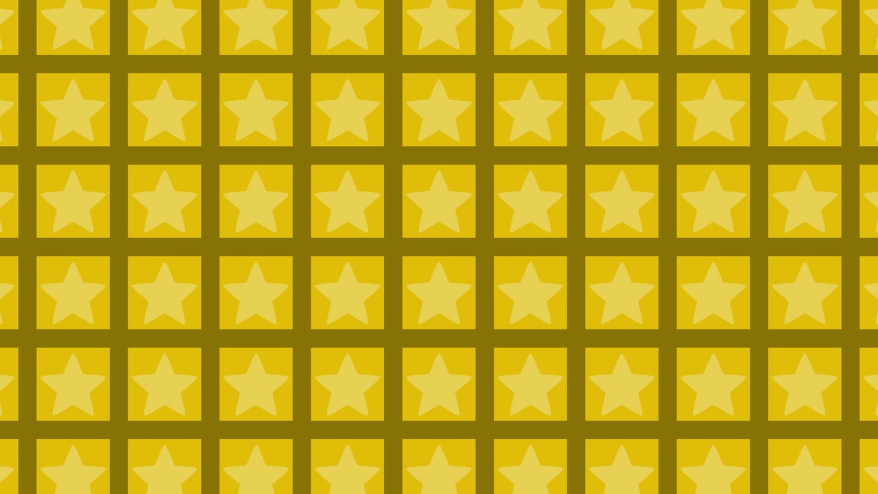 Gold Star Pattern Background