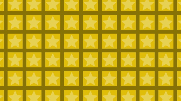 Gold Star Pattern Background