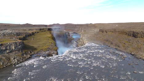 Gullfoss,-the-Golden-Falls-is-a-waterfall-in-Iceland-located-on-the-Hvítá,-in-the-southwest-of-the-country