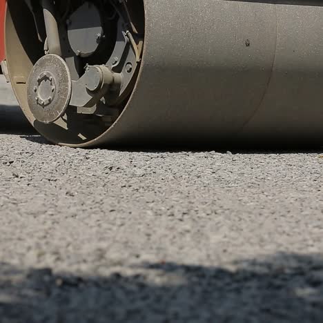 trabajo de rodillos en carretera