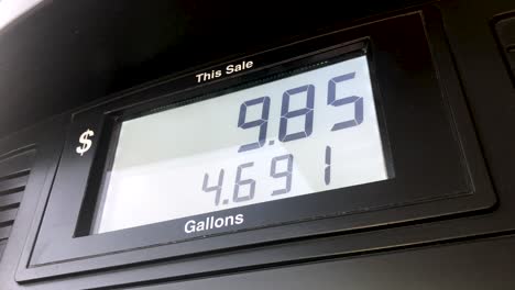 expensive rising gas prices at pumping station