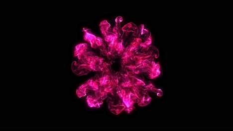 abstract pink and purple explosion