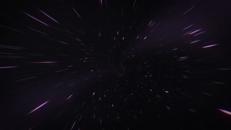agujero de gusano a través del tiempo y el espacio - animación