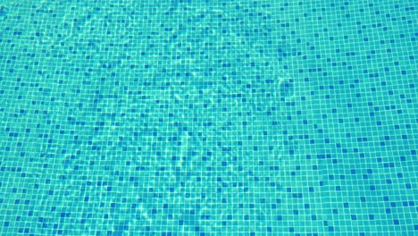 Agua-Clara-En-La-Piscina-De-Azulejos-Azules