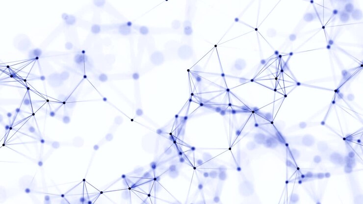 ciclo astratto sfondo geometrico a colori brillanti con elementi geometrici