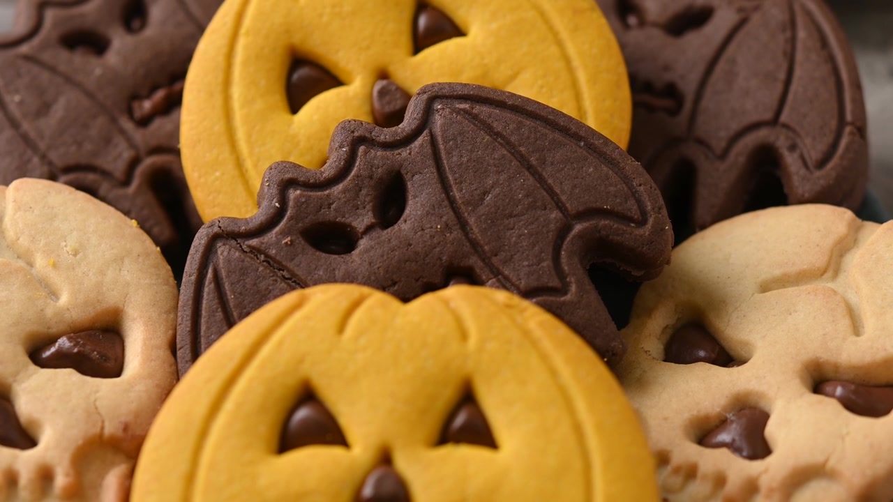 Assorted Halloween cookies
