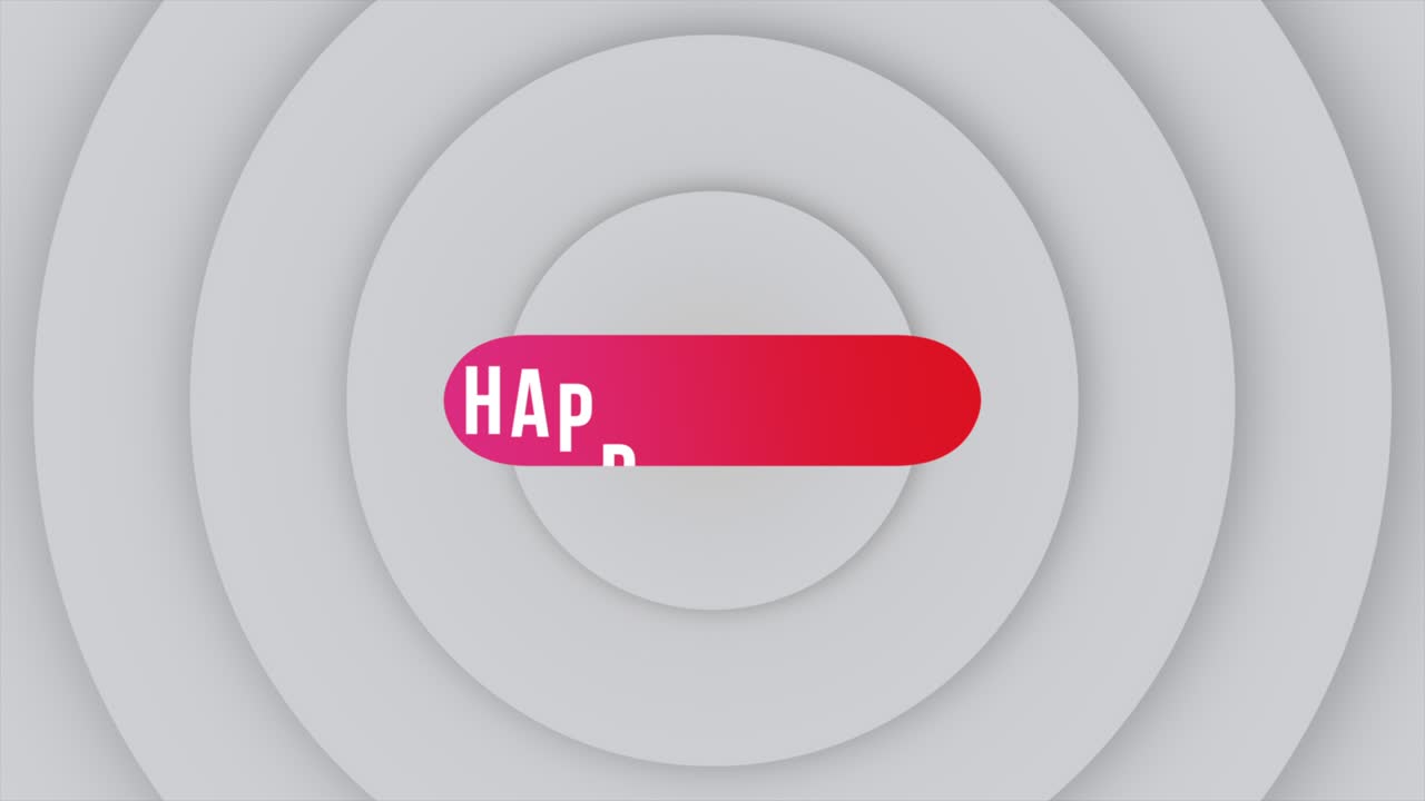 feliz pascua con círculos en espiral blancos