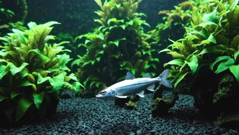 peces en un acuario