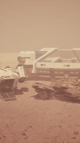 la exploración marciana de ciencia ficción
