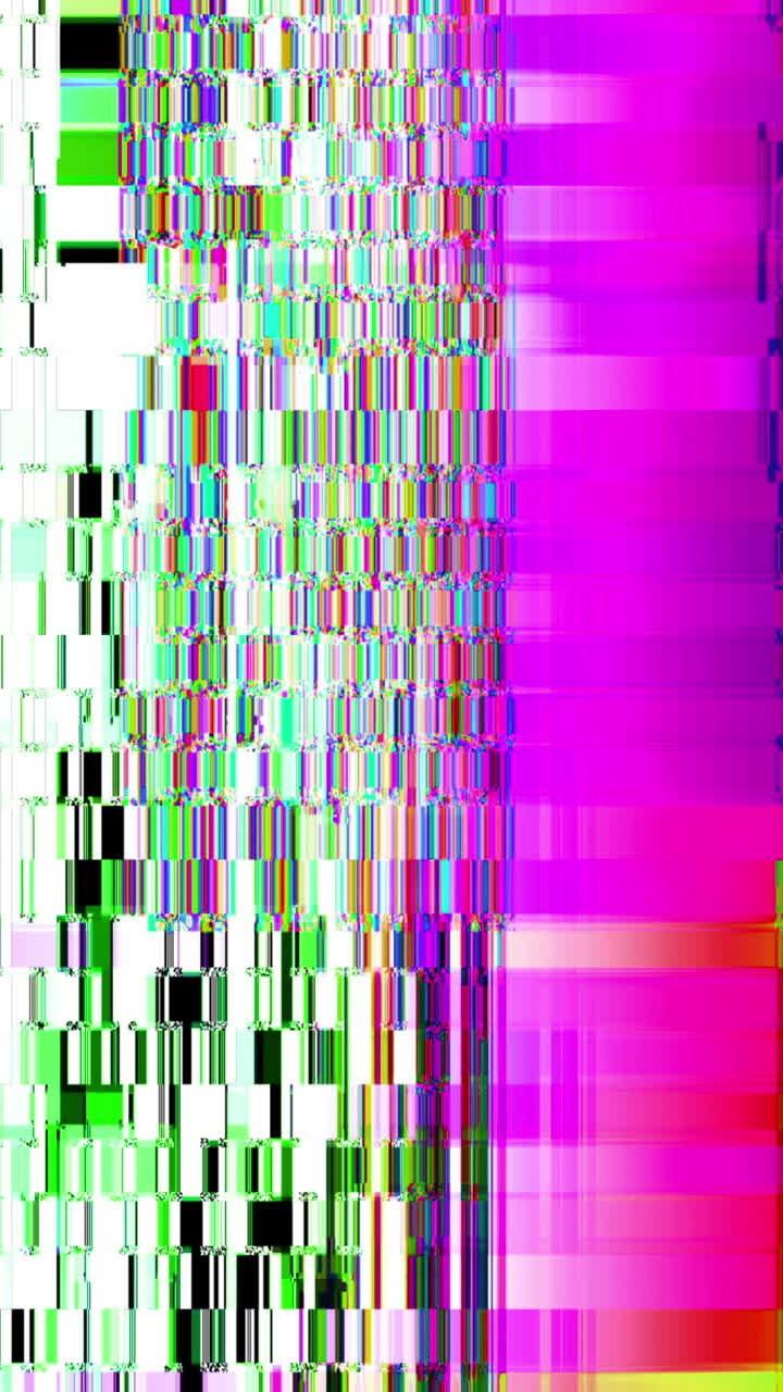 Sfondo di transizione con glitch digitale ed errore