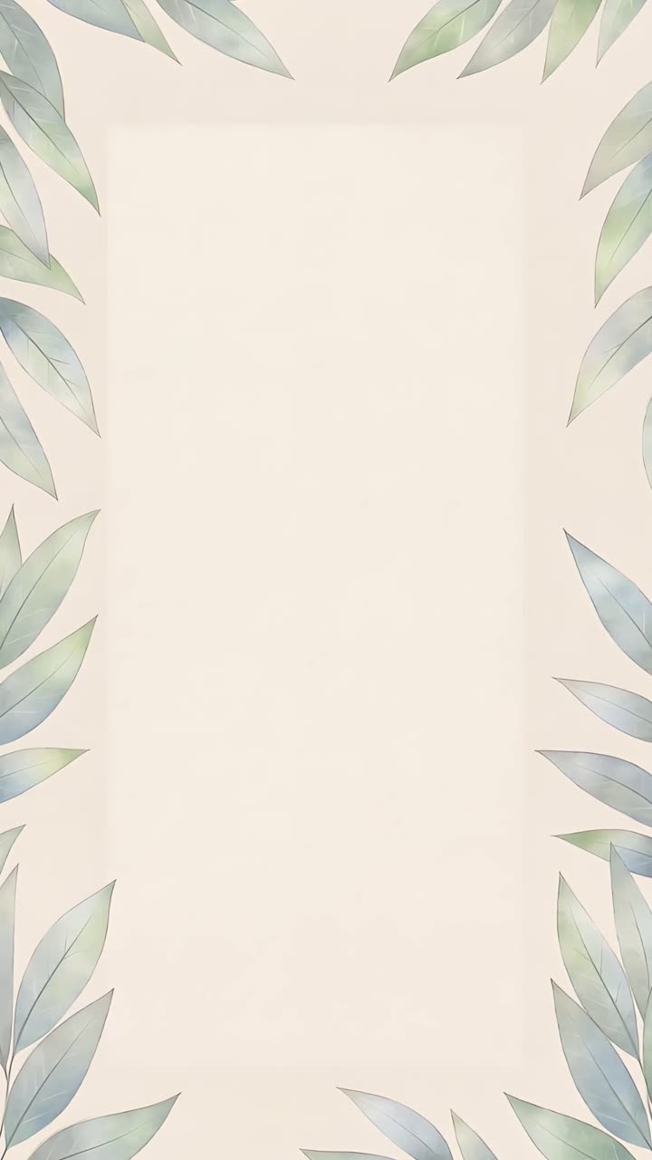 Beautiful Watercolor Flower Animation Background 4K