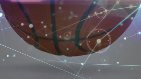 Animation-of-connections-over-basketball-ball