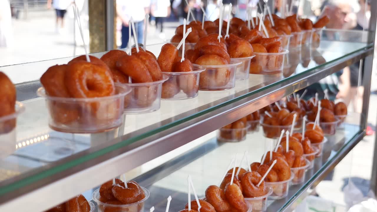 Sweet Treats at a Street Vendor