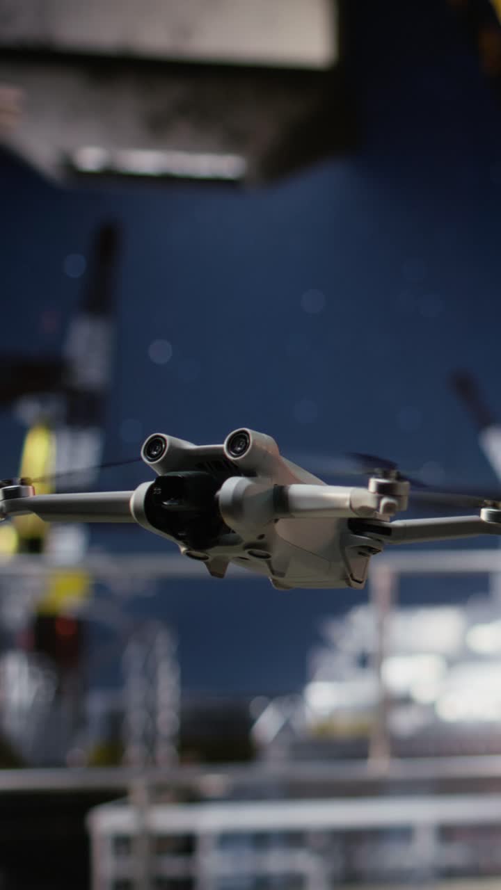 Vertical Video Engineers technicians using drone for remote operations and aerial mapping