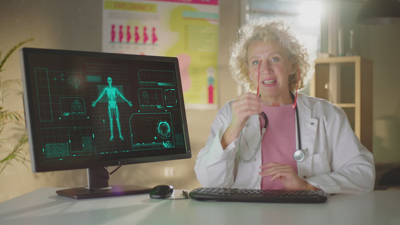 Doctor Presenting Medical Information