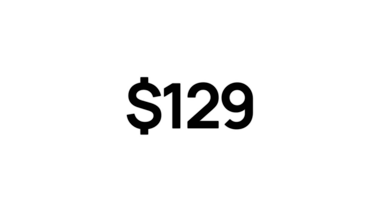 Contatore digitale di dollari che sale a mille