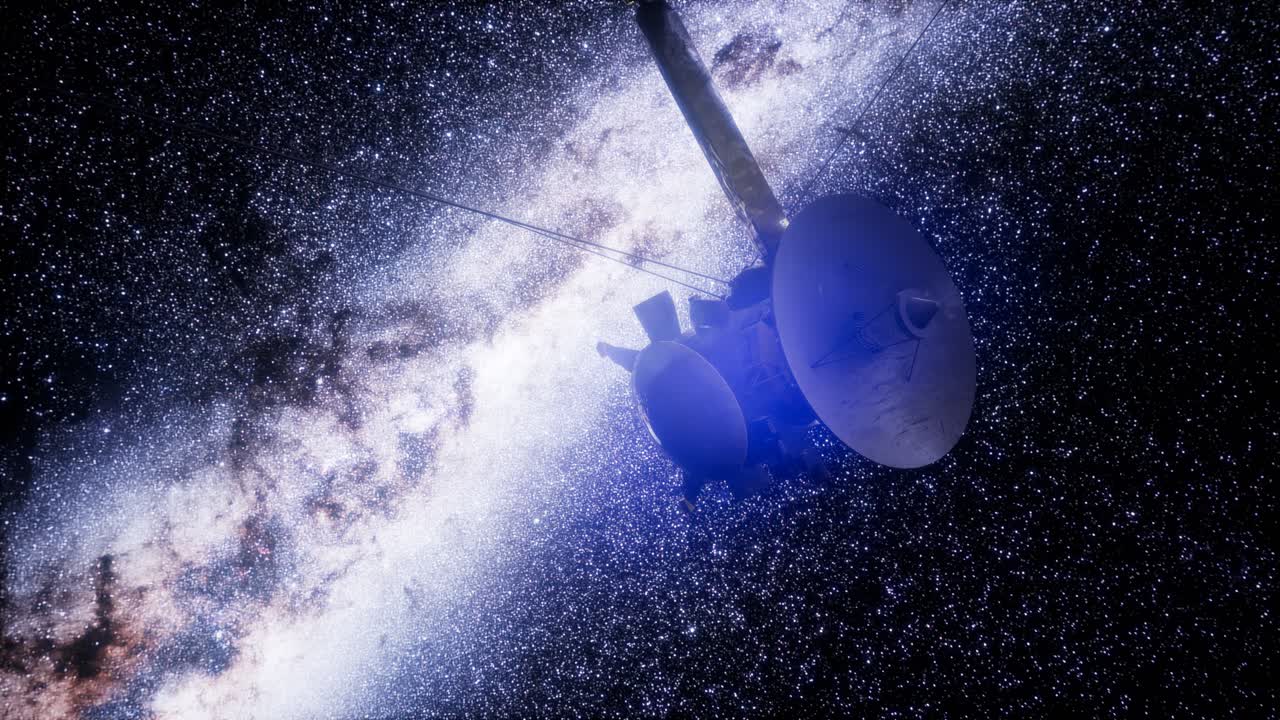 위성 카시니가 토성에 접근하고 있습니다.