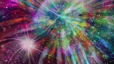 animación abstractamente colorida fondo líquido multicolor hermosa película de pintura digital, película de fondo abstracta