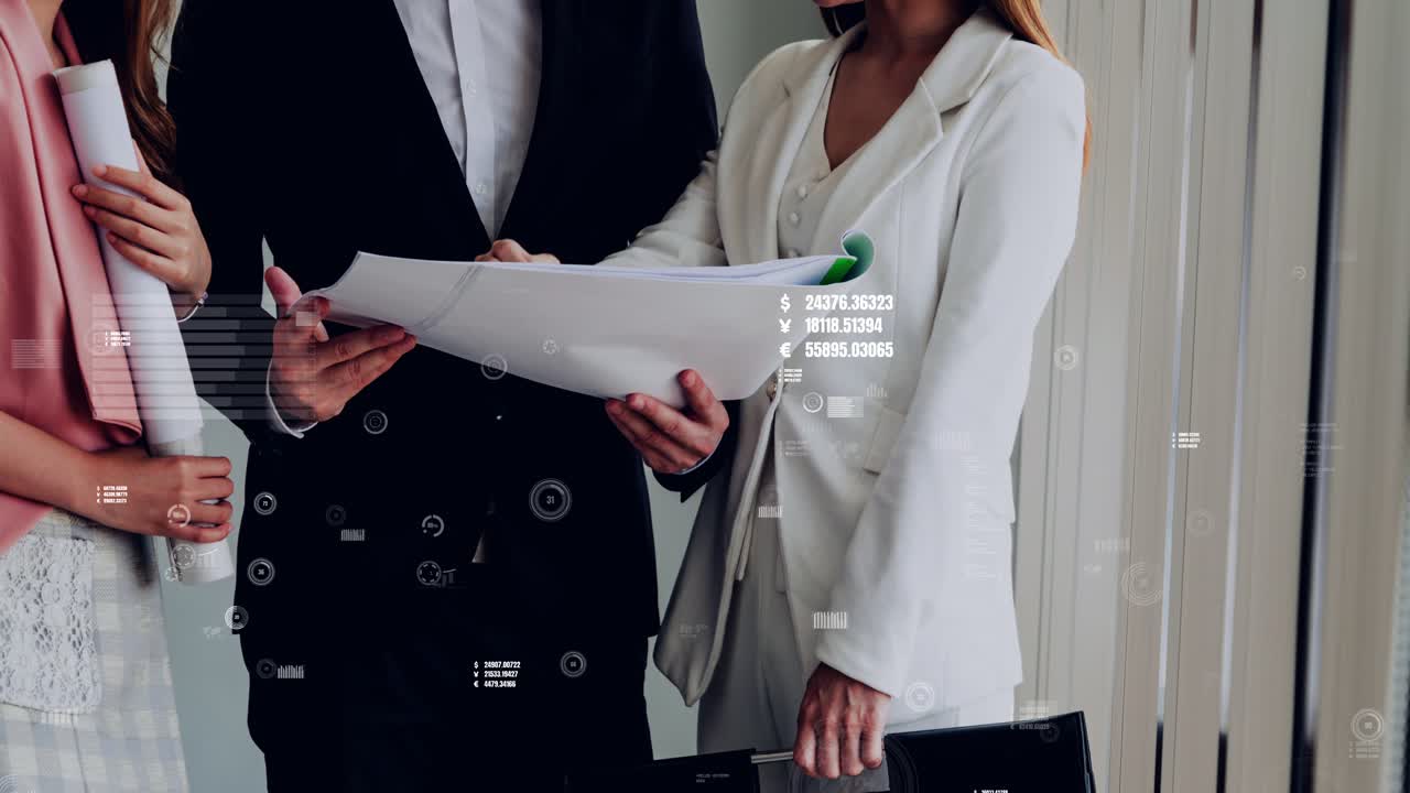 visión conceptual de los empresarios en la reunión del personal corporativo