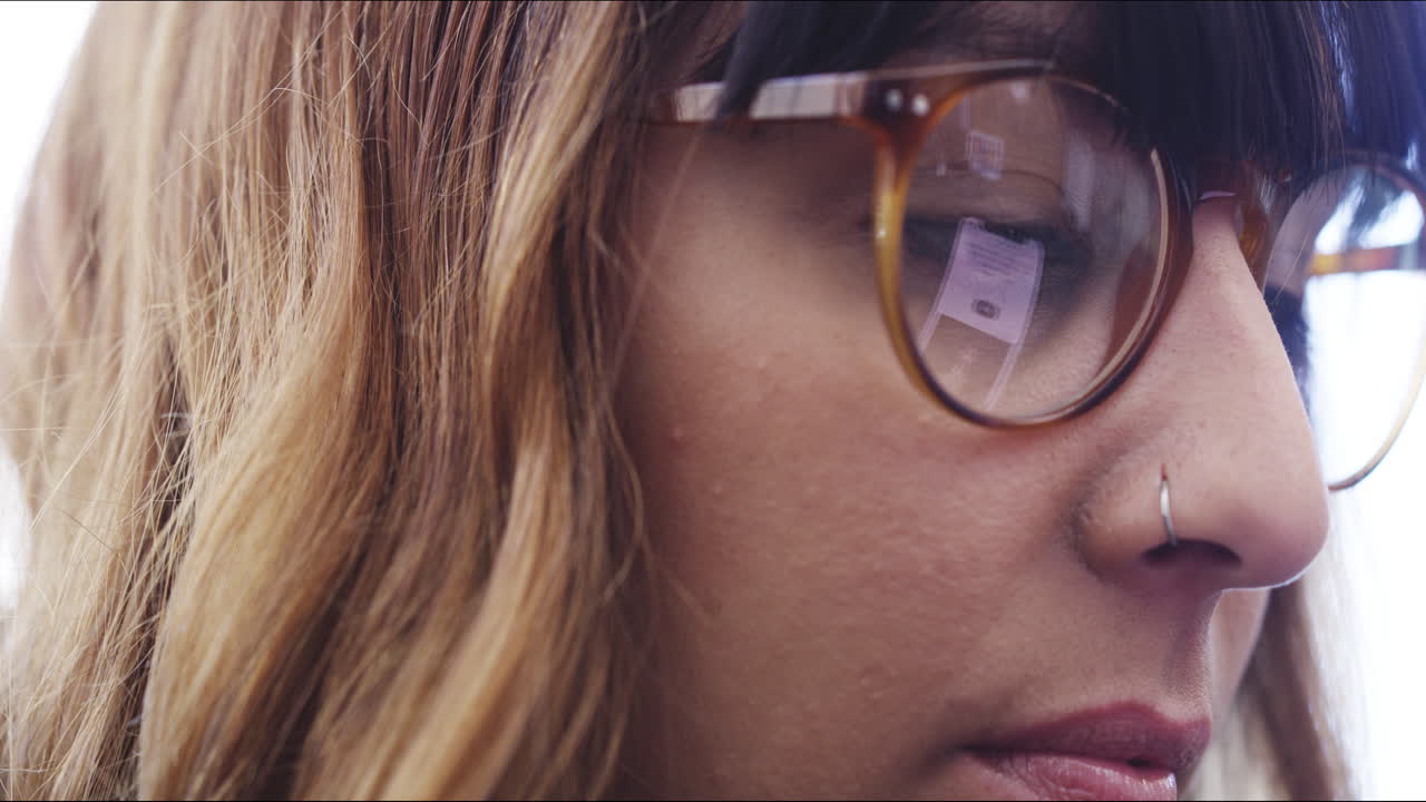 She's deep in cyberspace