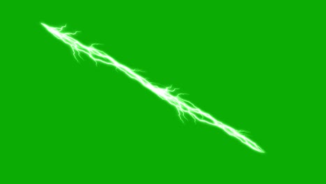 lightning energy motion graphics with green screen background