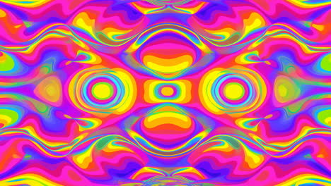 vibrant psychedelic wavy abstract pattern