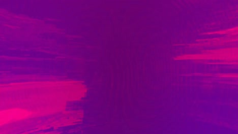 Animation-of-glowing-lines-moving-on-purple-background
