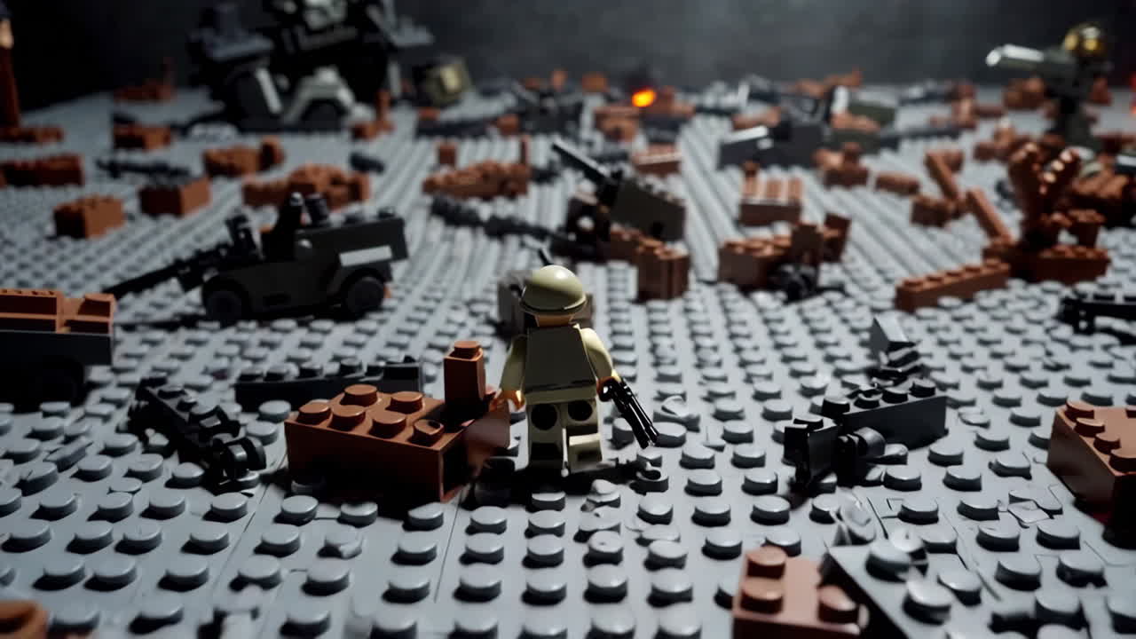 Lego War Diorama