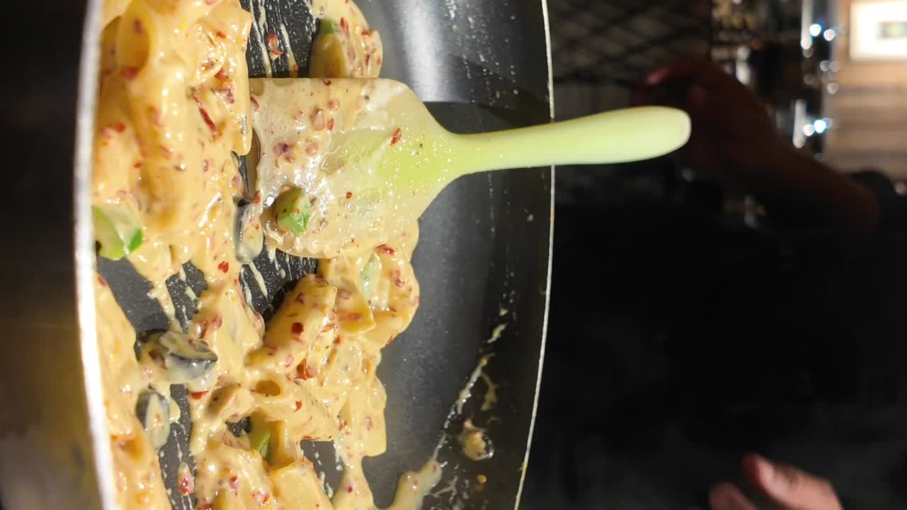 Creamy Penne Pasta Preparation