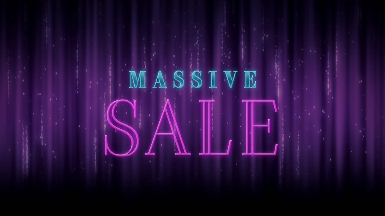 반 ⁇ 이는 대규모 판매 텍스트의 애니메이션 4k