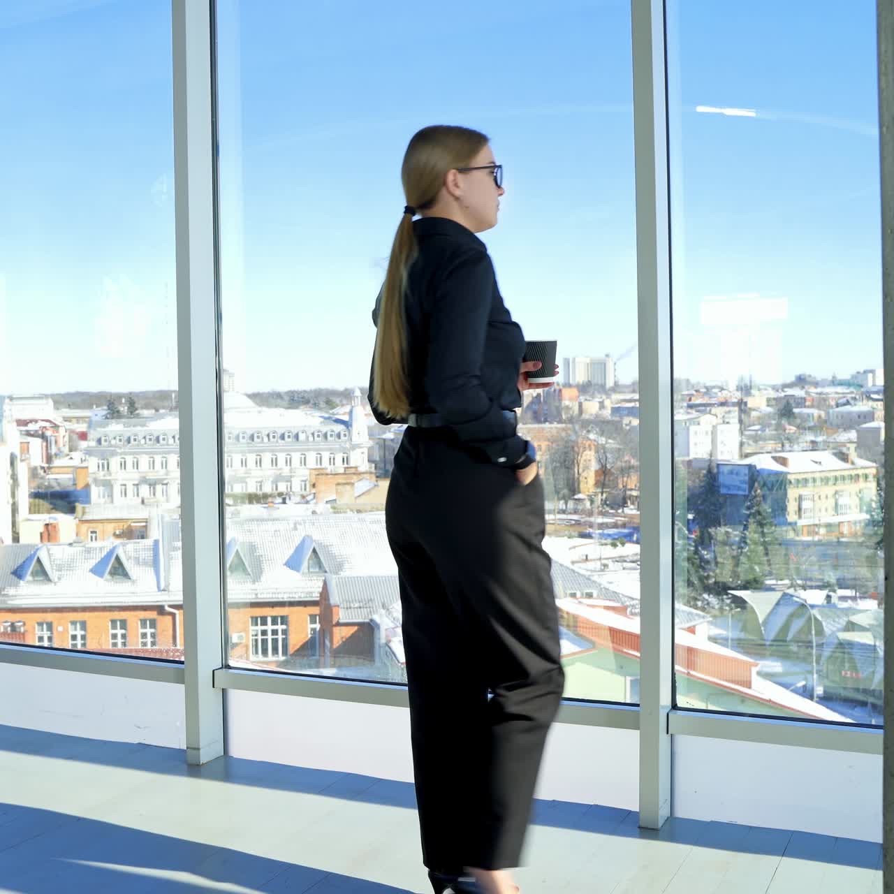 Happy business colleagues in modern office. Brainstorming at the office