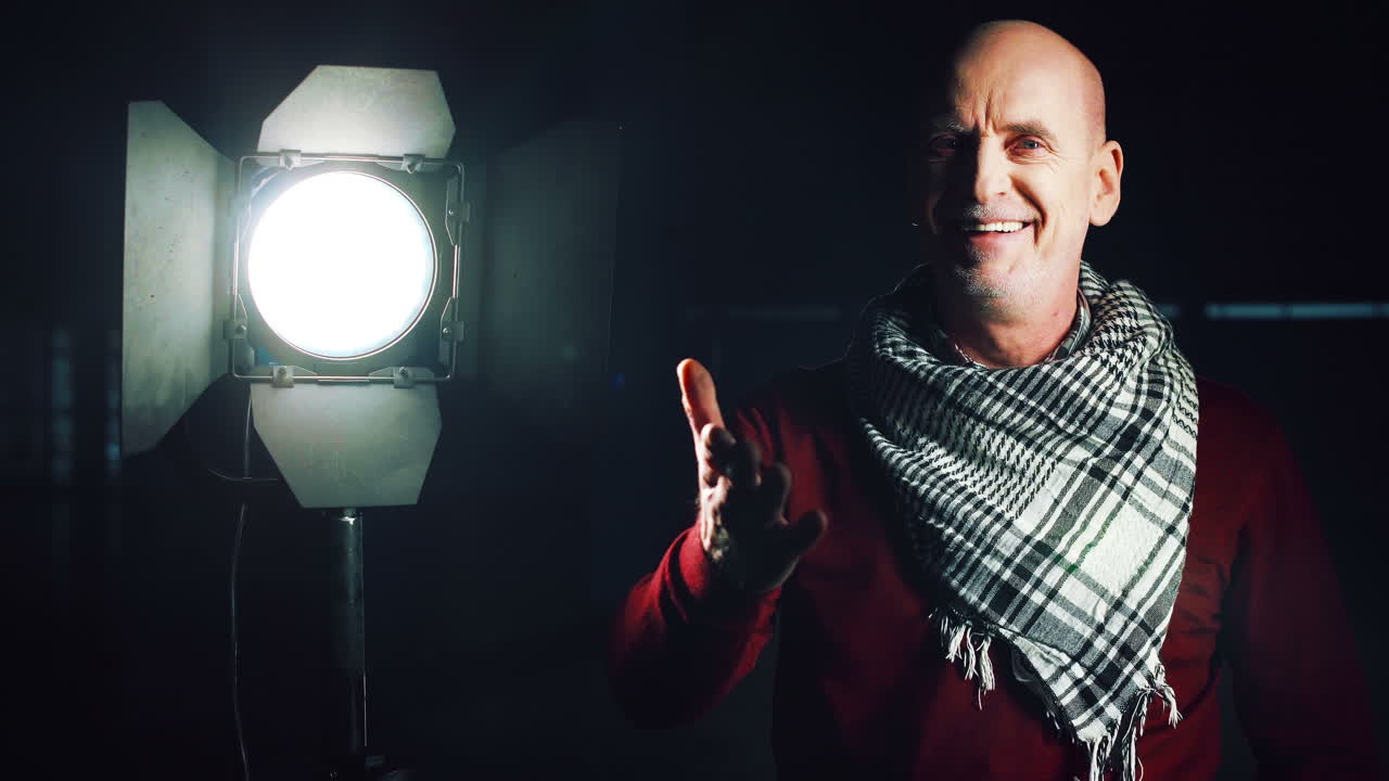 fotógrafo en el estudio