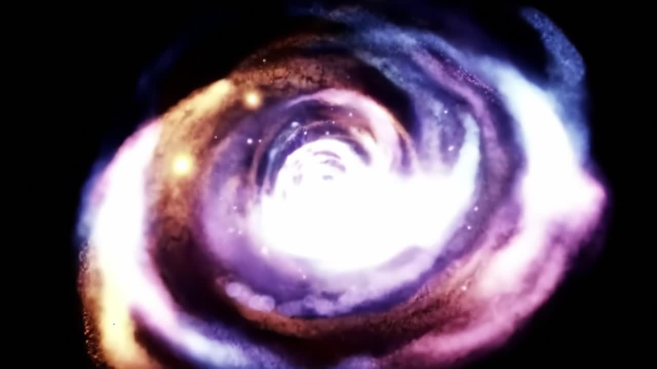 A Stunning Visual Journey Through a Colorful Cosmic Spiral: Exploring the Beauty and Mystique of Space in Hypnotic Swirls of Light and Energy