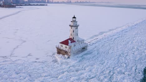 2019 polar vortex - navy pier, chicago, illinois