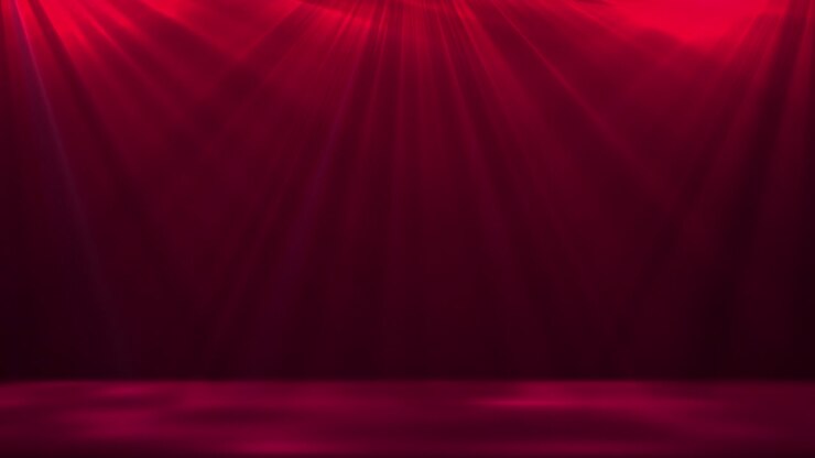 Red gradient background with spotlight effect
