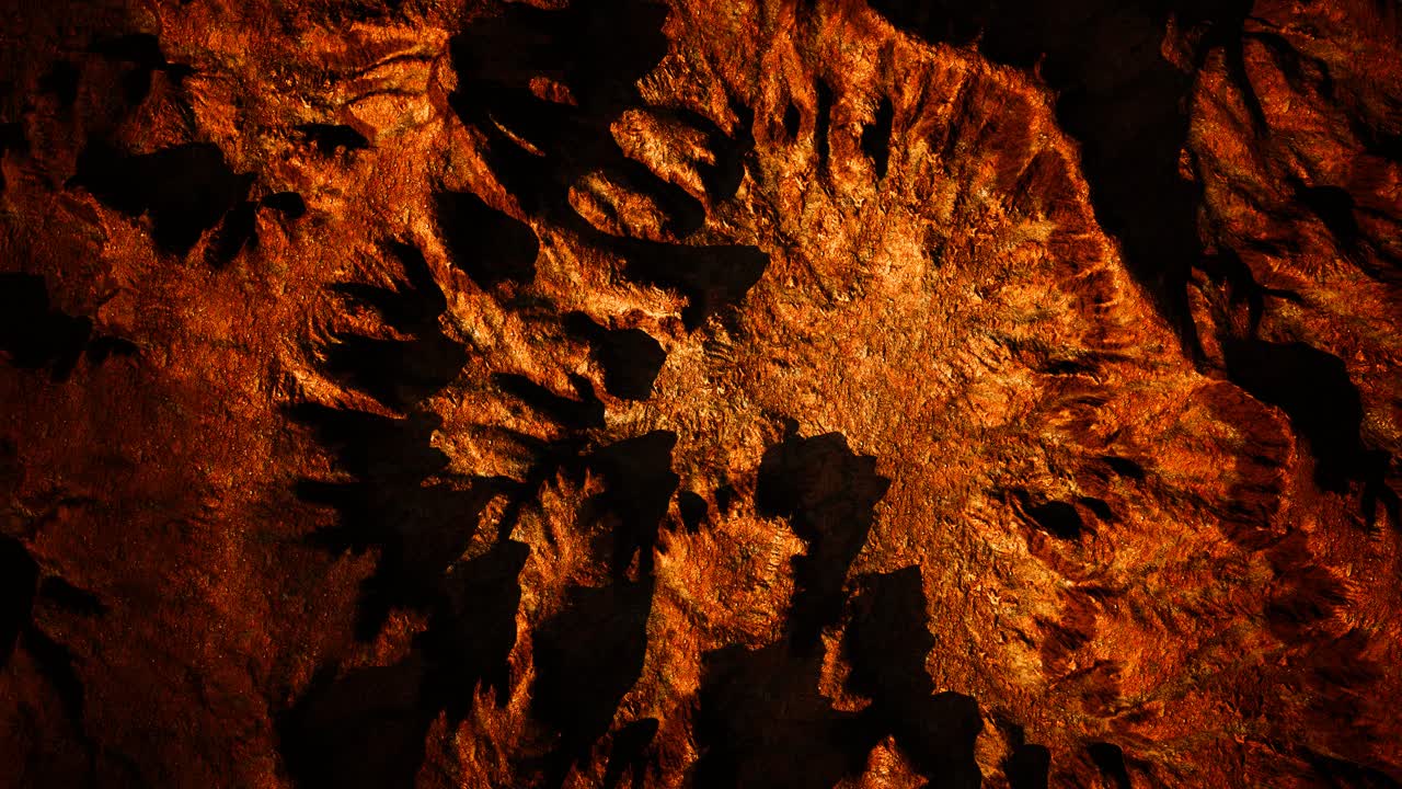 vista superior del cañón de la roca roja