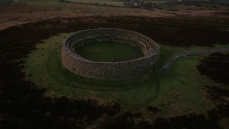 grianan of aileach ring fort, donegal - ireland.