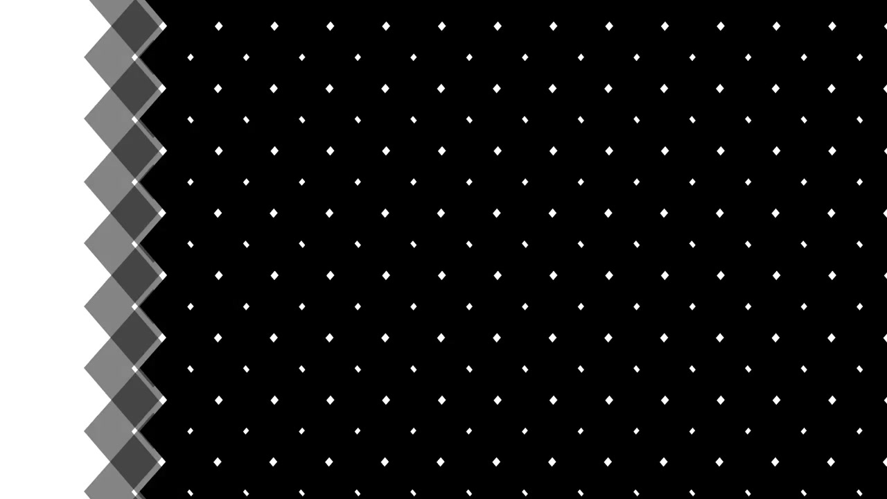 Dynamic Geometric Pattern Transitioning from White to Black