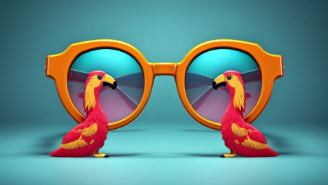 gafas de sol vintage frescas hechas con ai